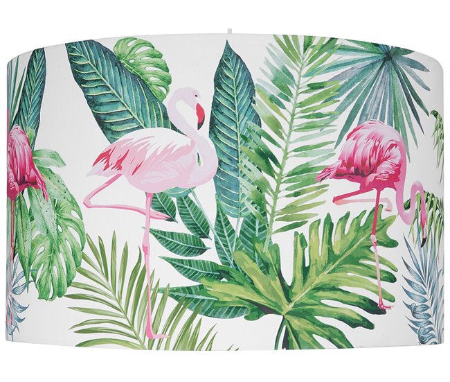 Beliani Candeeiro de tecto FLAMINGO Multicor