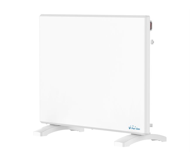 Painel do radiador com controlo digital Branco