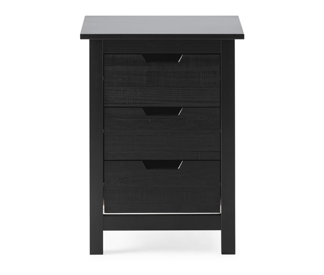 Mesa de cabeceira julieta 3 gavetas