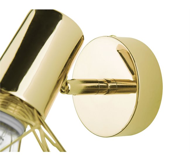Beliani Candeeiro de parede CHENAB Dourado
