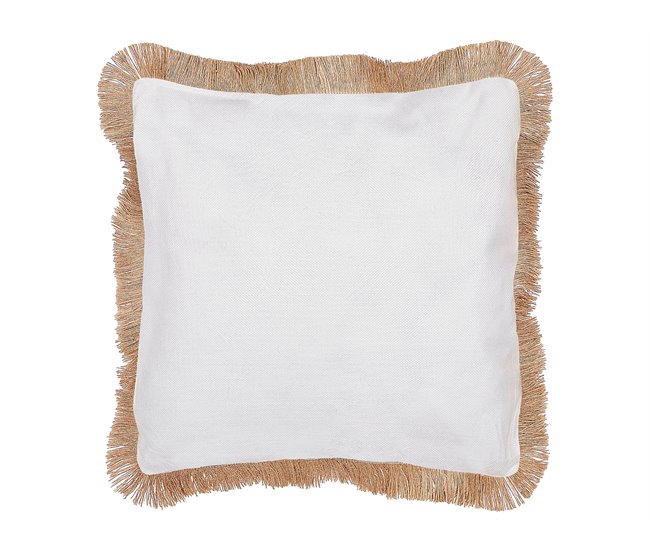 Beliani Almofada decorativa AGRIMONY Bege
