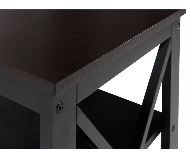 Beliani Mesa de apoio FOSTER 40x40 Branco