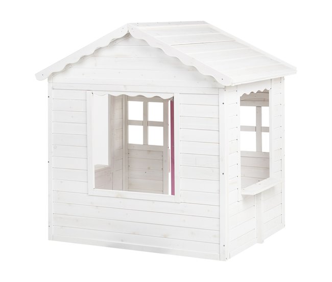 Beliani Casita de jardín NIKAIA Branco