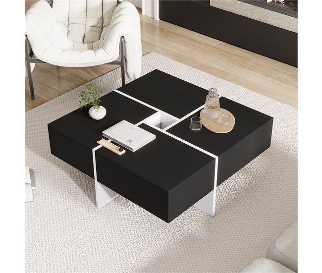 Mesas de centro 70x70 Preto