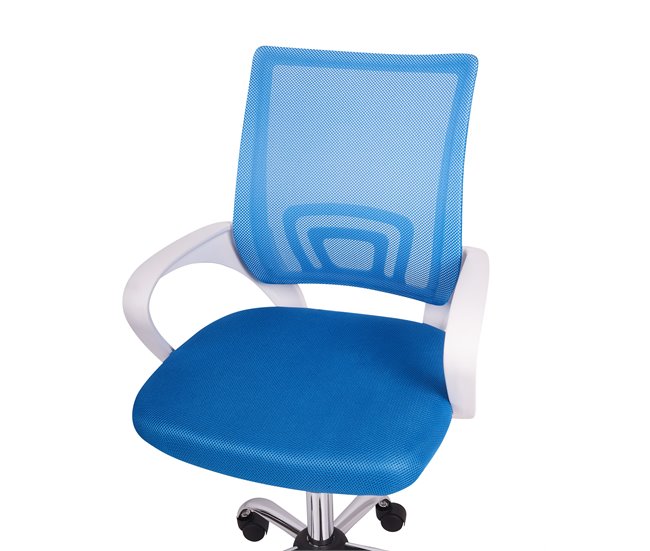 Beliani Cadeira de escritório SOLID Azul