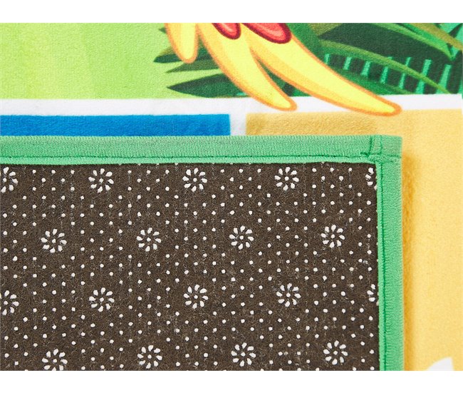 Beliani Alfombra para niños BABADAG Multicor