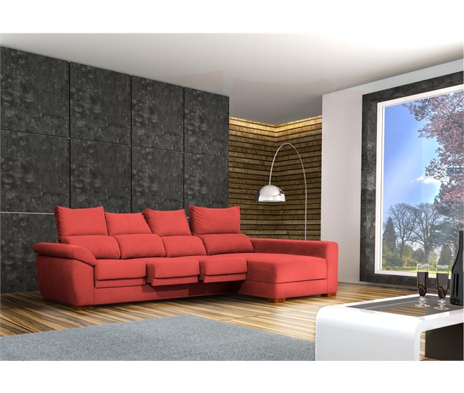 Chaise longue ARGOS Vermelho