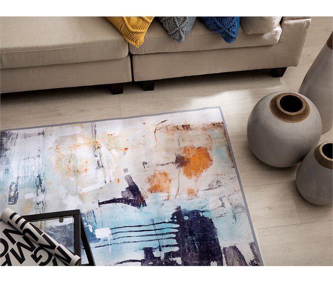 Beliani Pelos curtos ADAPAZARI 80x150 Azul