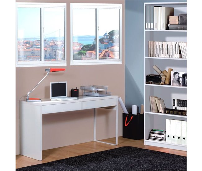 Mesa de computador tátil Branco