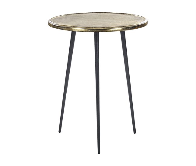 Beliani Mesa auxiliar TELFER Dourado