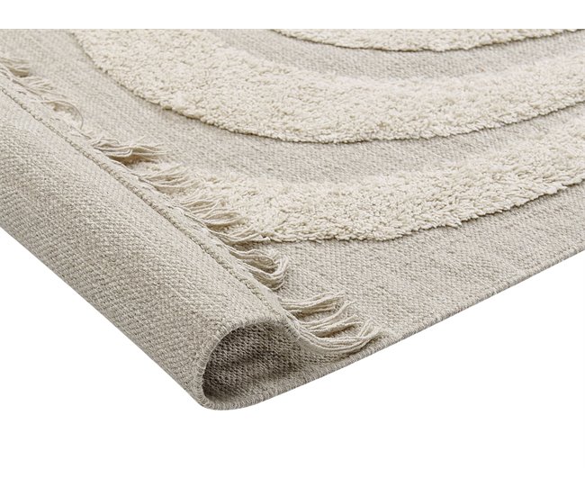 Beliani Pelos curtos HAKKARI 80x150 Bege