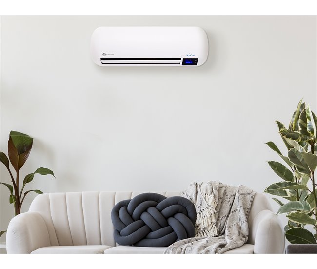 Aquecedor de Parede Cerâmico 1000W / 2000W com temporizador Branco