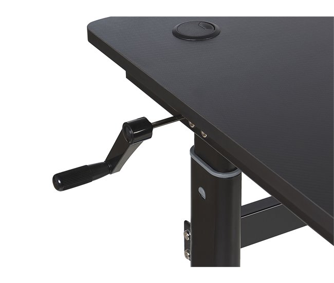Beliani Secretária de jogos DURBIN 120x60 Preto