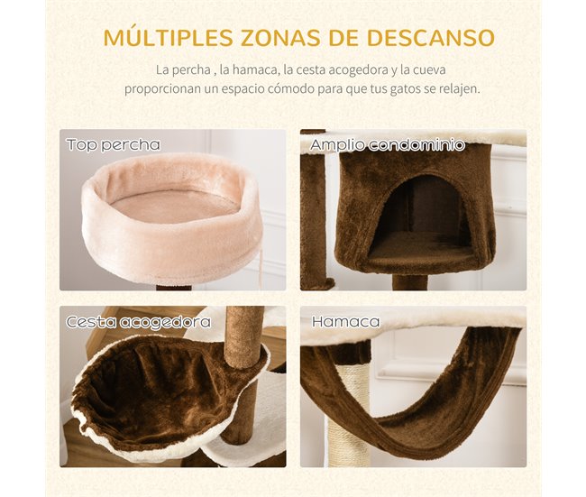 Árvore Arranhador para Gatos Multicor