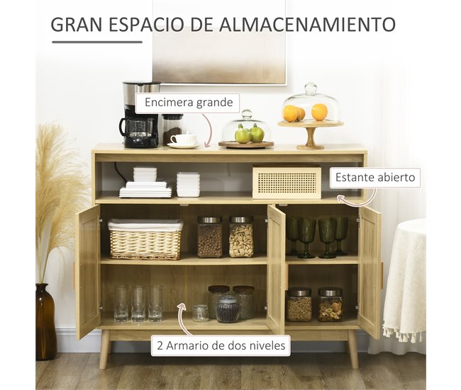 Aparador de Sala de Estar 120 Castanho