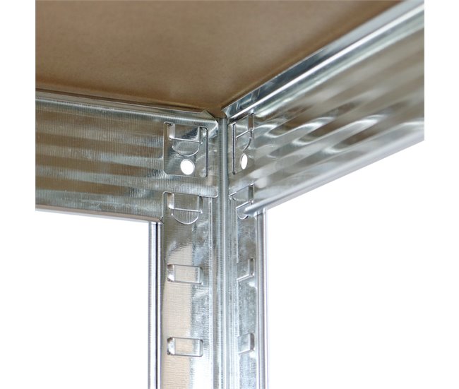Pack 3 Prateleiras Modulares com 5 Prateleiras Ajustáveis ​​O91 Cinza