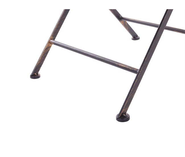 Beliani Conjunto bistrô BORMIO Preto