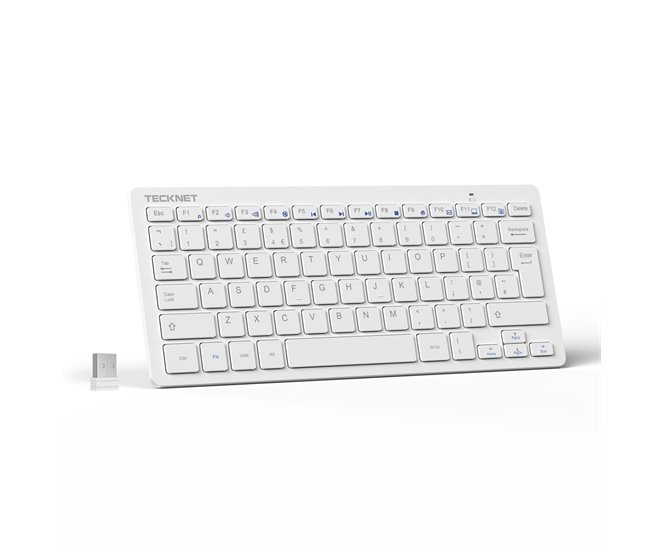 Tecknet x315 teclado sem fio ergonómico - 2.4ghz - 78 teclas silencioso