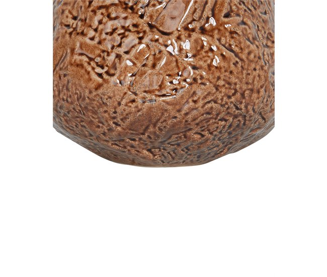 Beliani Jarro de flores BETTA Castanho