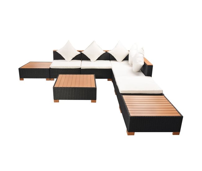 Conjunto de móveis de jardim para exterior