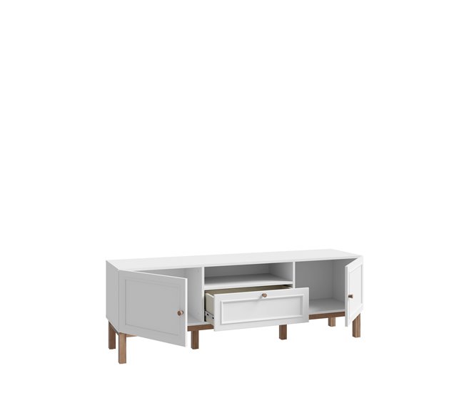 Móvel de TV 159,6cm cinza claro LISZT Cinza Claro