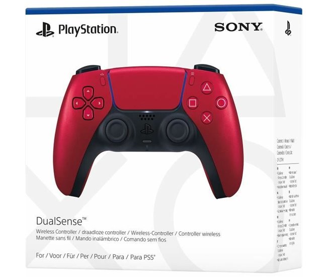 Controlador PS5 DualSense Deep Earth - Volcanic Red Vermelho