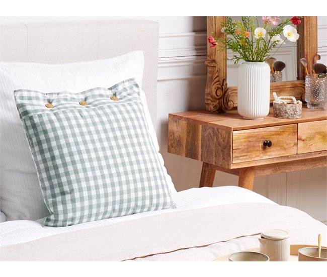 Beliani Almofada decorativa TALYA 45x45 Verde