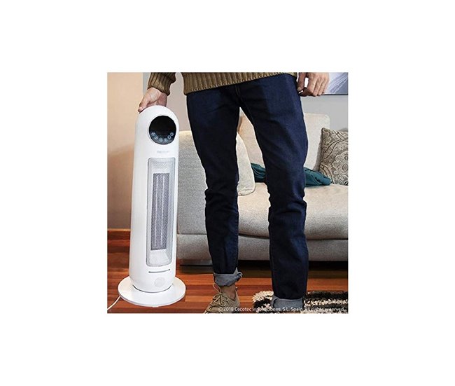 Aquecedor de cerâmica inteligente Cecotec ReadyWarm 10100 Branco