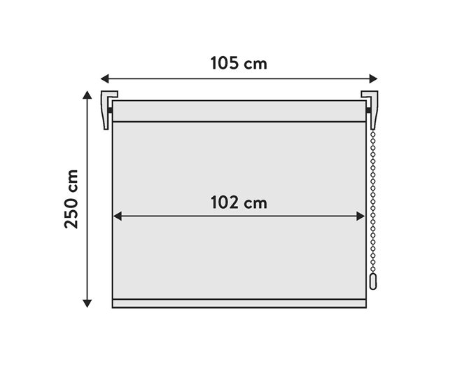 Estor de Rolo Screen Vtx - Grau de Abertura 10% 