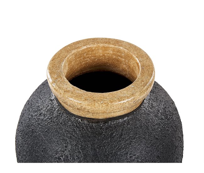 Beliani Jarro decorativo DAULIS Preto
