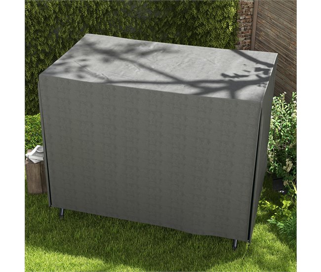 Capa para Móveis de Jardim Tecido Oxford Outsunny Cinza