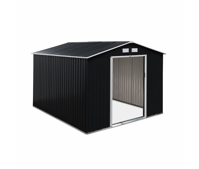 Abrigo de jardim em metal - FLANDRE 277 Cinza