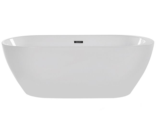 Beliani Bañera independiente NEVIS 75x150 Branco