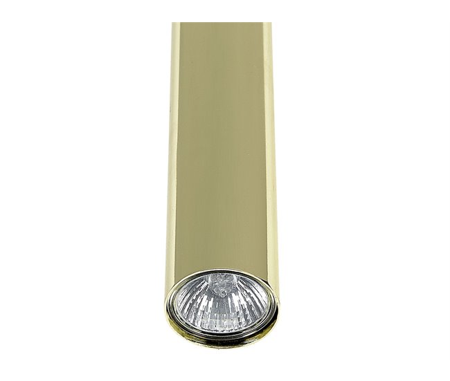 Beliani Candeeiro de tecto BROSNA Dourado
