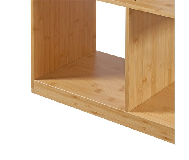 [en.casa] Estantes de Prateleiras Gullspång en forma de S bambu Natural