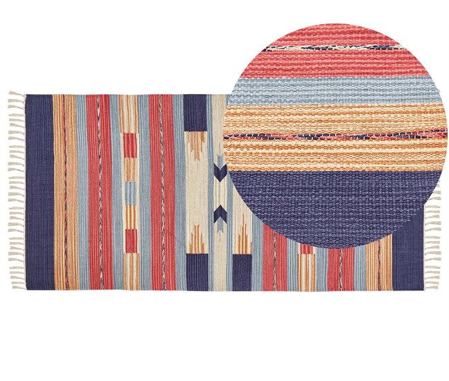 Beliani Kilim GANDZAK 80x150 Multicor