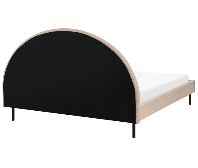 Beliani Cama Bouclé MARGUT 172x214 Bege