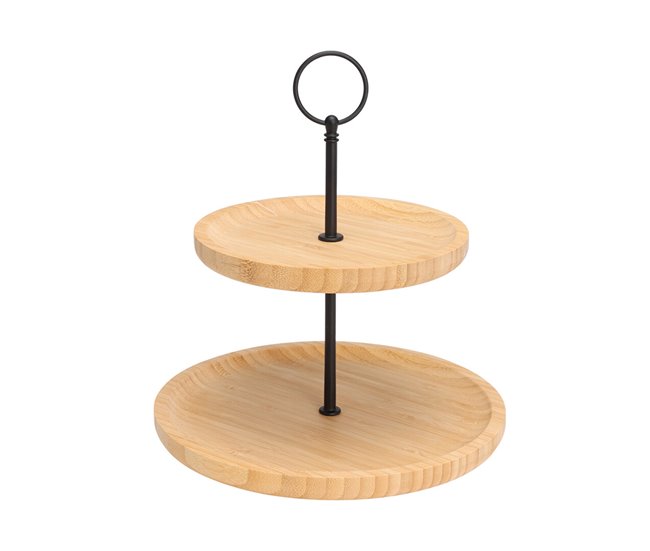 Suporte para alimentos de 2 andares - ideal para servir e apresentar pratos