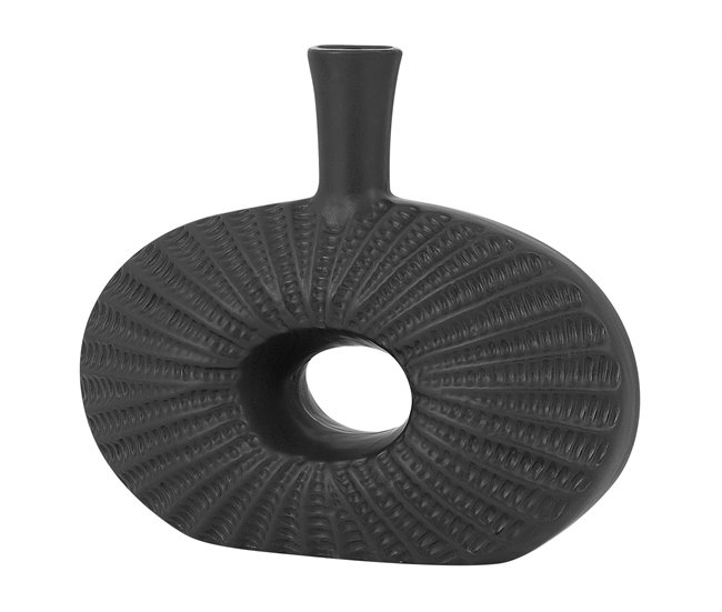 Beliani Jarrón decorativo ARWAD Preto