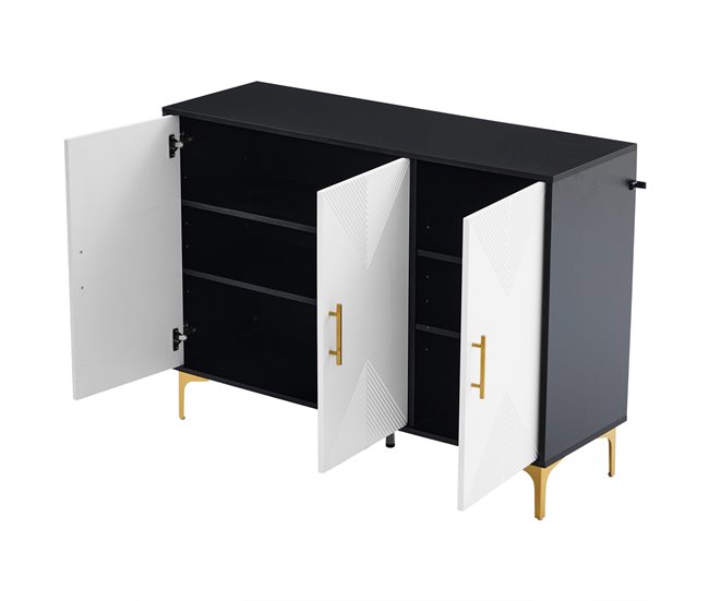 Aparadores Branco/ Preto