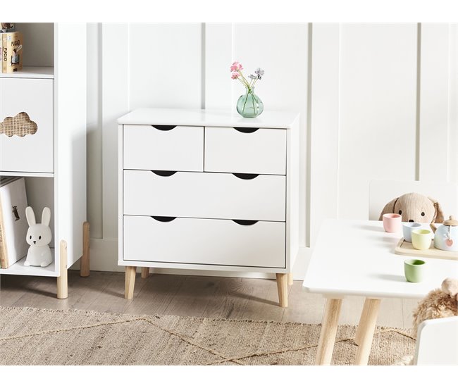 Beliani Cómoda SIMMIE Branco