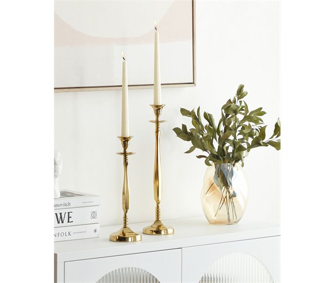 Beliani Candelabro TIRAH Dourado