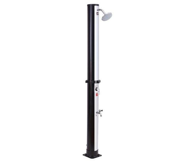 Chuveiro solar FIDGI Branco/ Preto