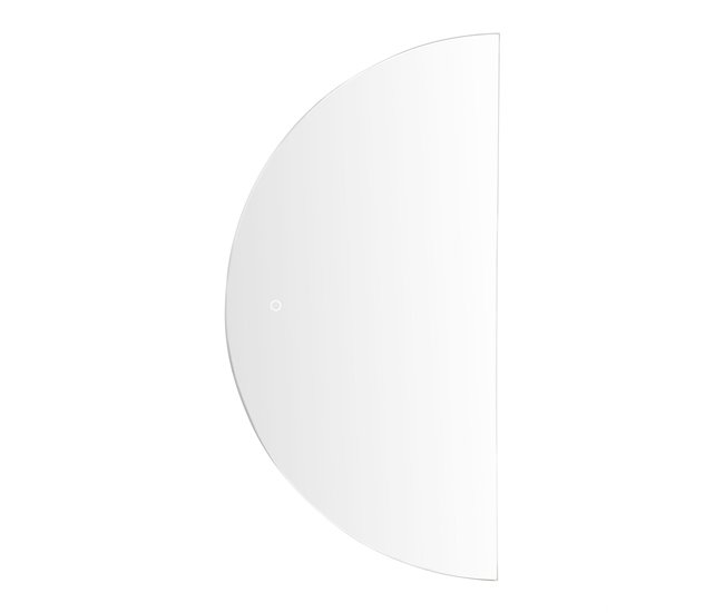 Beliani Espelho de Casa de Banho LOUE 50x4 Prata
