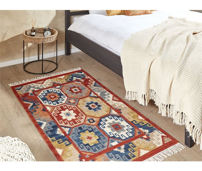 Beliani Kilim LUSARAT 80x150 Multicor