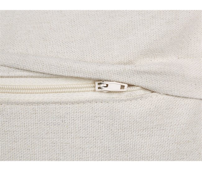 Beliani Almofada decorativa HELIANTHUS Branco