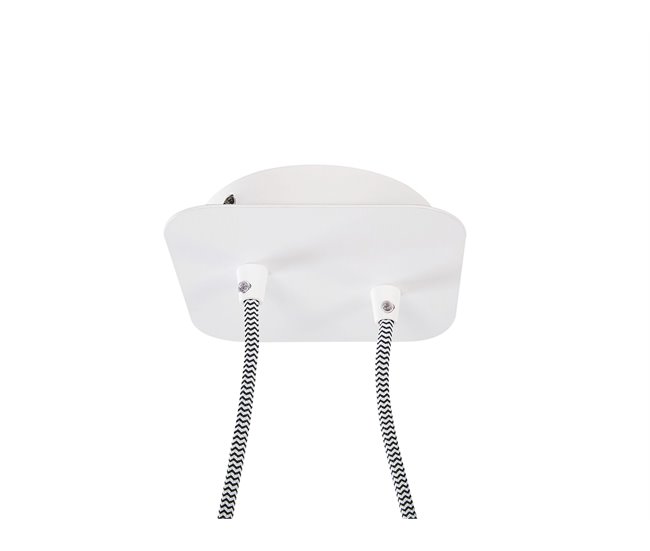 Beliani Candeeiro de tecto FUCINO Branco