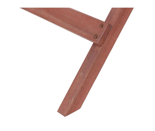Beliani Mesa de apoio TOSCANA Vermelho
