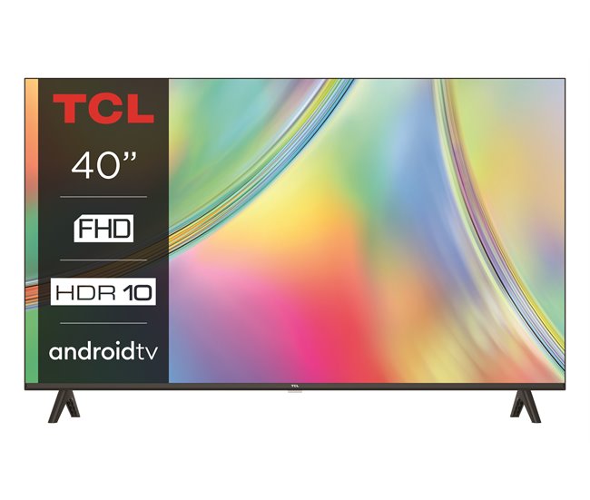 TV 40 polegadas TCL 40S5400A Android 2 HDMI 1 USB Preto