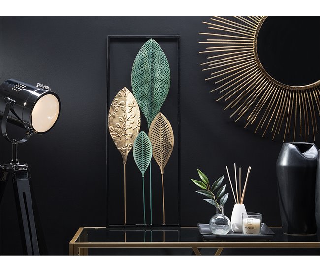 Beliani Decoración de pared PLATINUM Verde